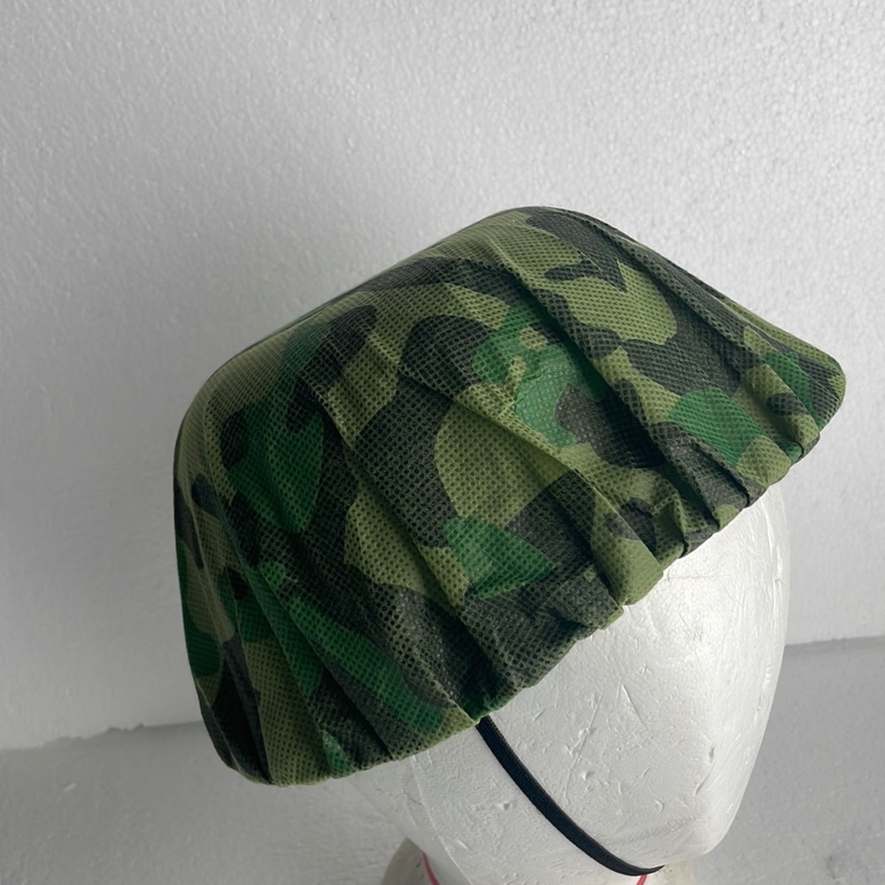Soldier helmet hat cover chinstrap toy green camo plastic Halloween costume
